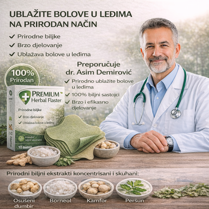Premium Herbal Flasteri Za Bol u Kičmi